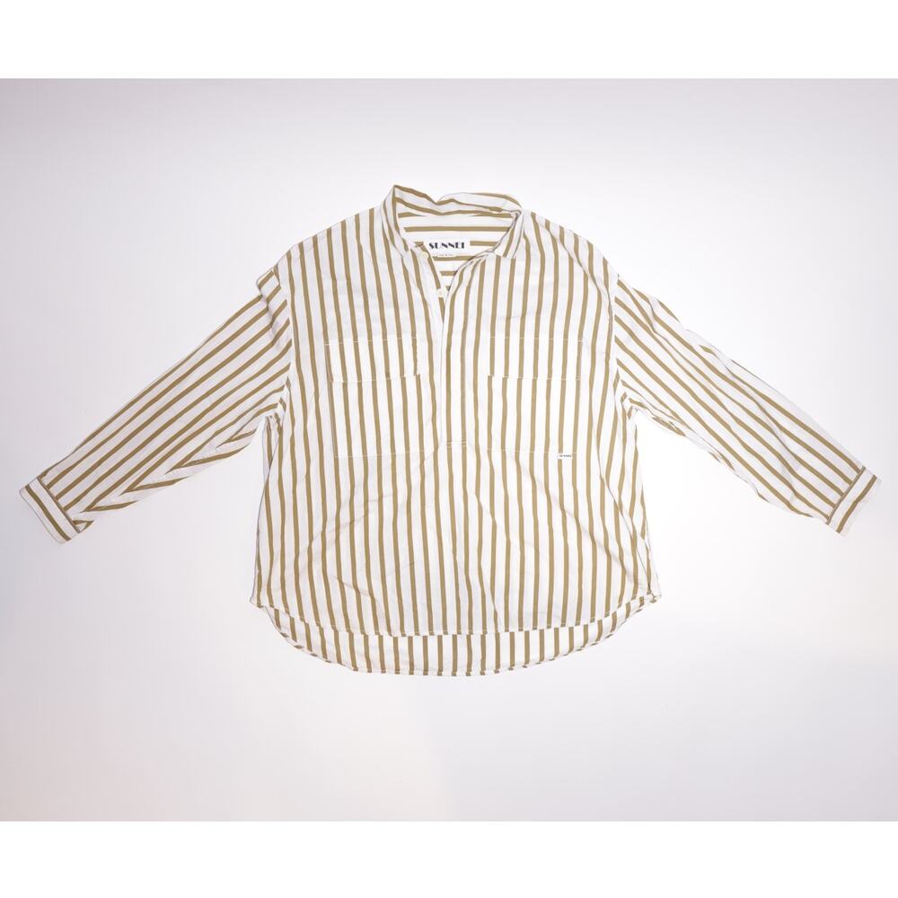 Sunnei Striped 3/4 Button Up
